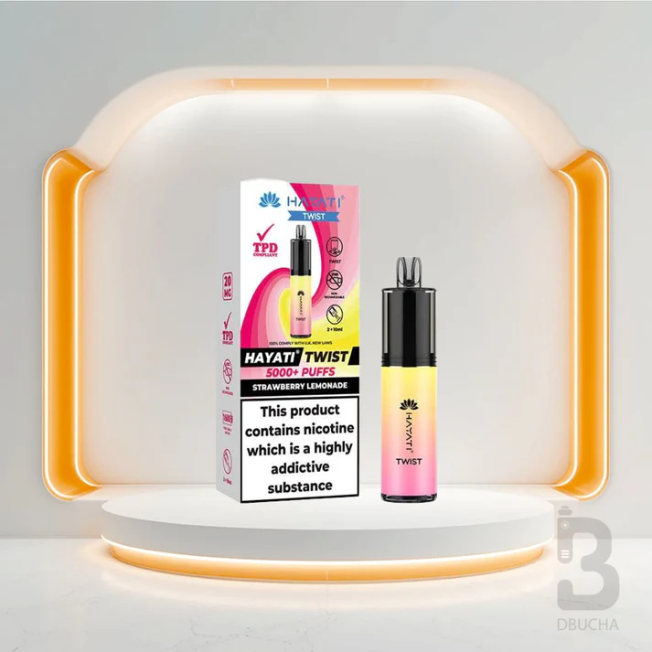 Hayati_-_Twist_5000_-_5K_-_Polska_-_Jednorazowki_-_E_papieros_-_Strawberry_Lemonade_-_5000_Buchow